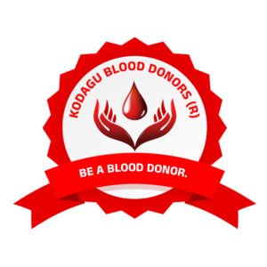 KODAGU BLOOD DONORS (R) LOGO SIDDIQ DESIGN 8431040861