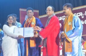 ಡಾಕ್ಟರೇಟ್ ಪದವಿ ಪಡೆದ ಶೃತಿ .ಎಸ್. ಮಂಜುನಾಥ್ …