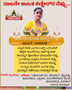 ನಾಲನೇ ಕಾಲತ ಕಣ್ಣೀರ್‌ರ ನೆಪ್ಪು…