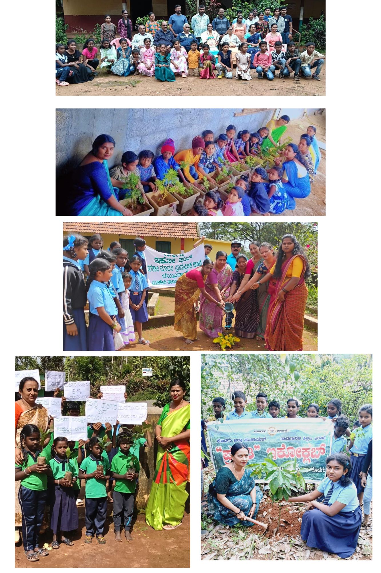 ನಾಪೋಕ್ಲು ವ್ಯಾಪ್ತಿಯ ವಿವಿಧ ಶಾಲೆಗಳಲ್ಲಿ ವಿಶ್ವ ಪರಿಸರ ದಿನಾಚರಣೆ