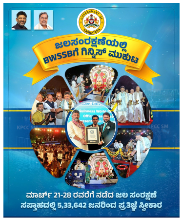 ತಲೆಕಾವೇರಿಯಿಂದ ಪ್ರರಂಭಗೊಂಡ ಕಾವೇರಿ ಆರತಿಗೆ ಗಿನ್ನಿಸ್‌ ರೆಕಾರ್ಡ್