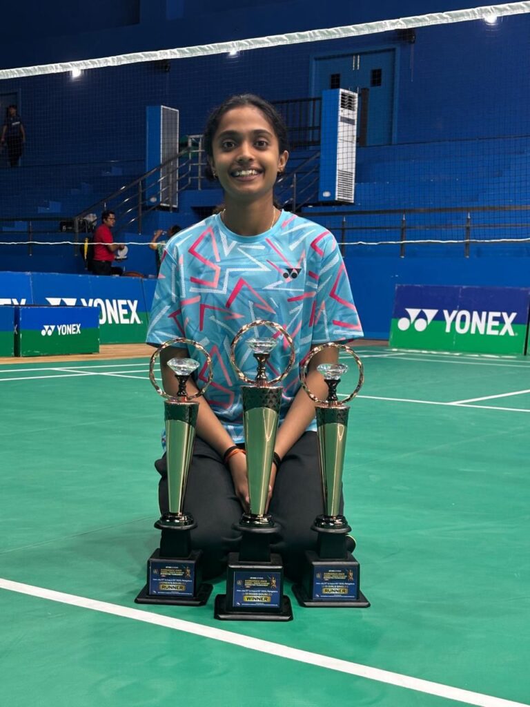  ರಾಜ್ಯಮಟ್ಟದ ಬ್ಯಾಡ್ಮಿಂಟನ್ ಪ್ರಶಸ್ತಿಗೆ ಬೊಪ್ಪಂಡ  ದಿಯಾ ಭೀಮಯ್ಯ …